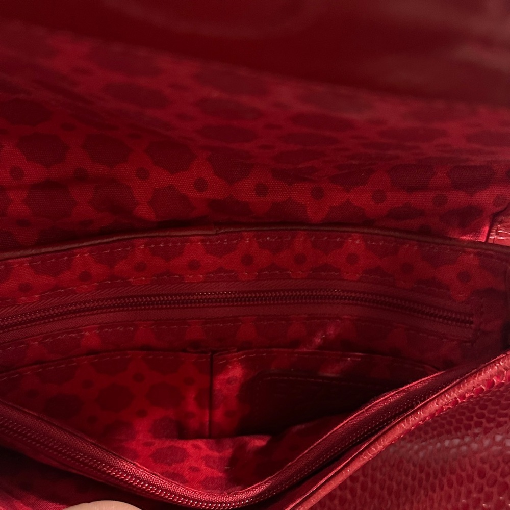 Brighton Cherry Red Nannette Shoulder Bag - Picture 4 of 7